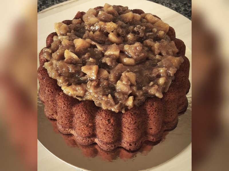 Bolo de Maçã, Nozes e Vinho do Porto